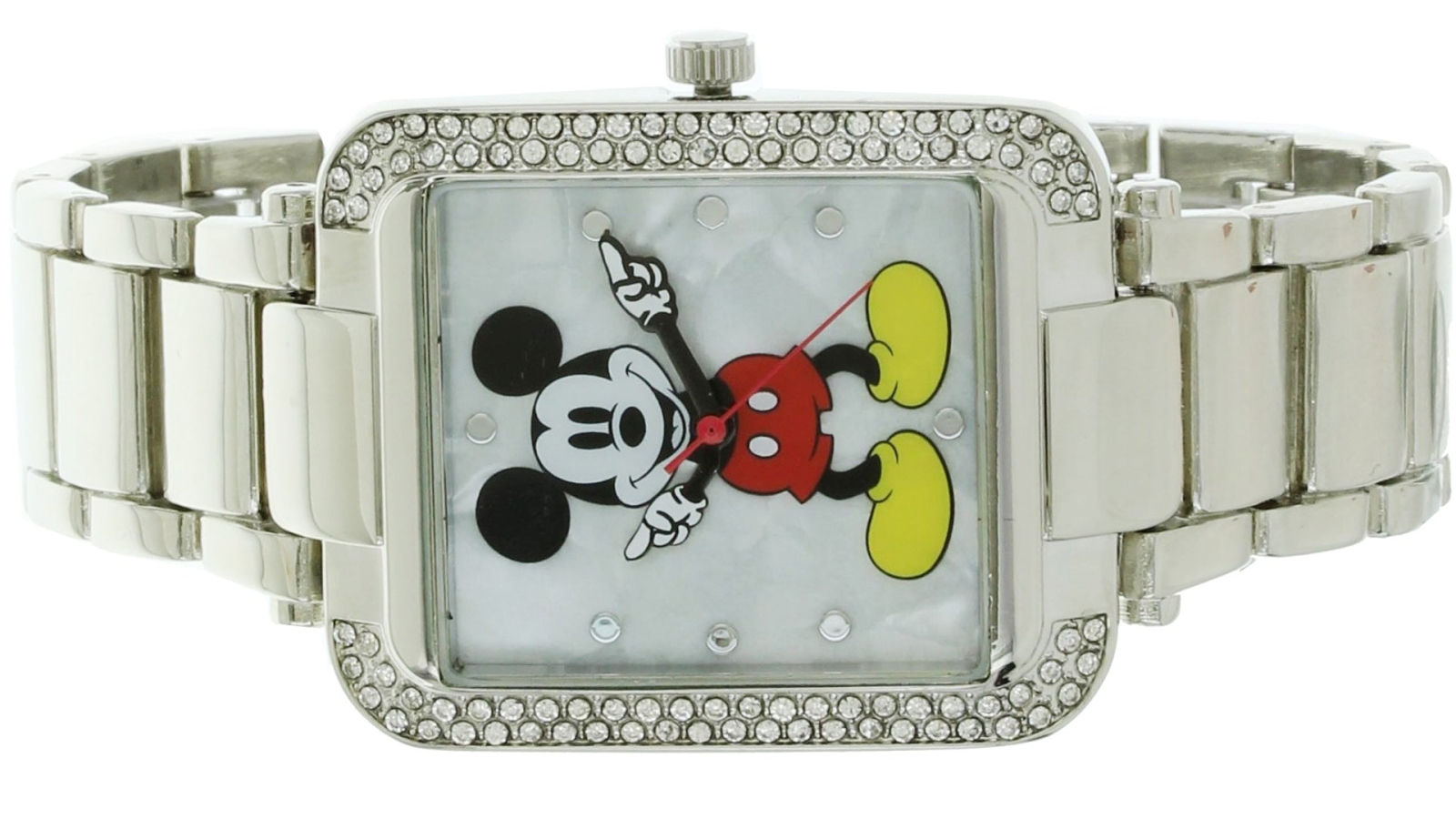 Disney Time Works Mickey Mouse Watch with Square Face 