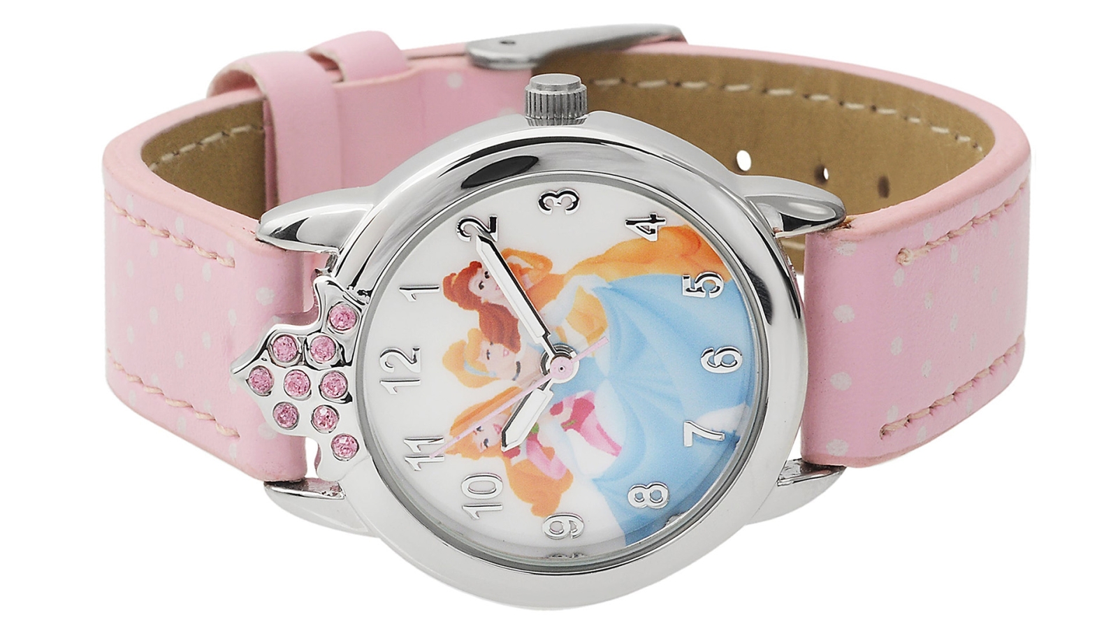 Disney Princess Watch with Pink Leather Strap - PRS488