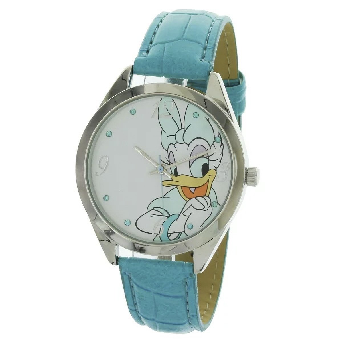 Model: Disney Daisy Duck Watch with Turquoise Genuine Leather Strap