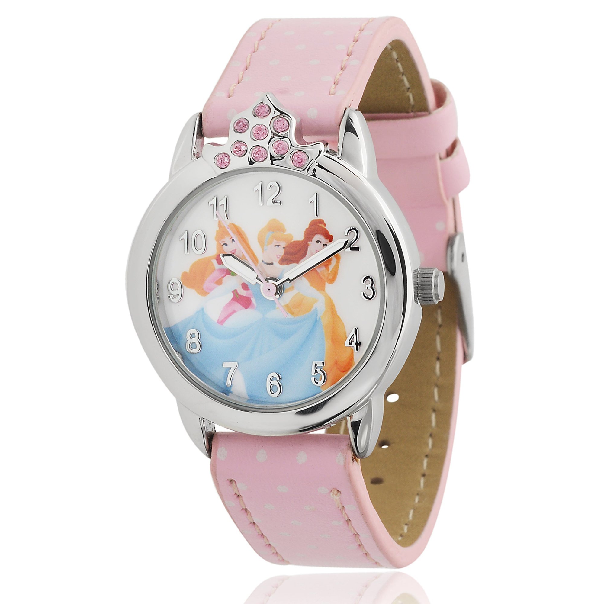 Model: Disney Princess Watch with Pink Leather Strap