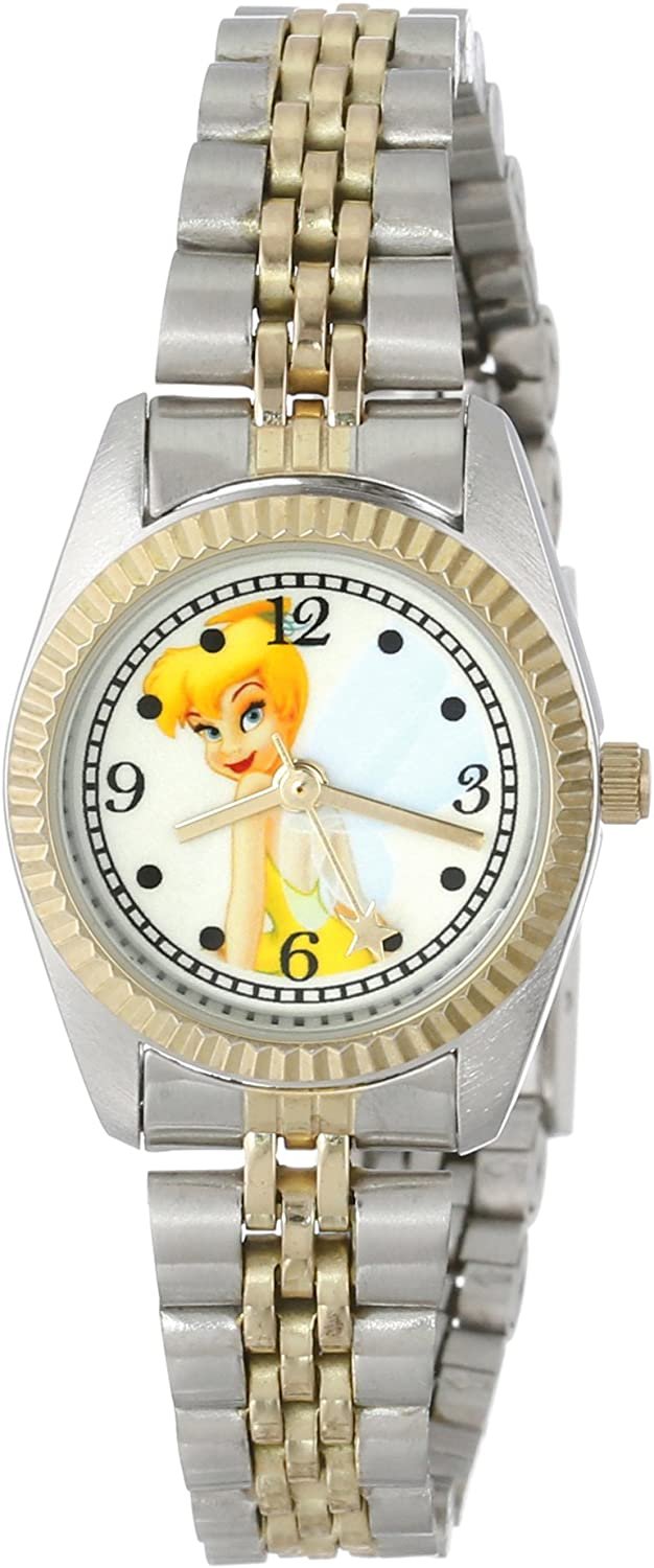 Model: Disney Tinker Bell Two Tone Bracelet Collectible Watch