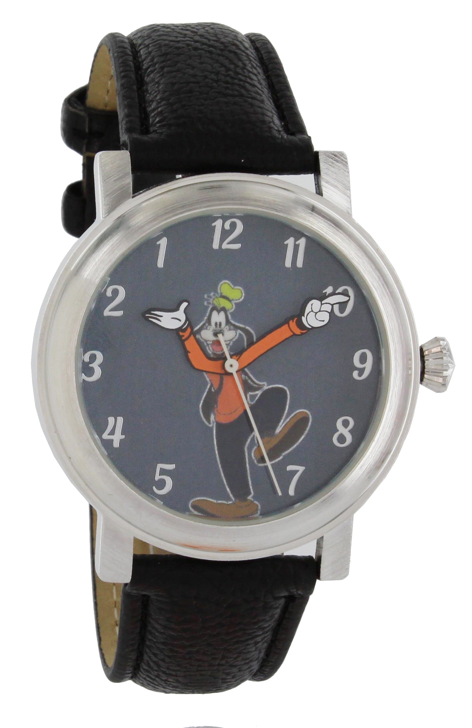 Model: Disney Vintage Style Backward Ticking Molded Hand Quartz Watch with Goofy