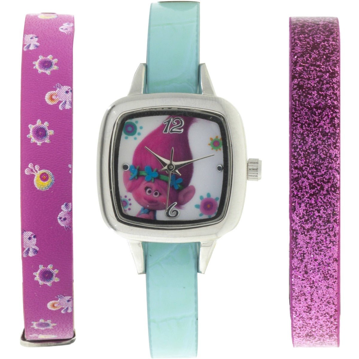 Model: DreamWorks Trolls Analog Watch with Interchangeable Straps