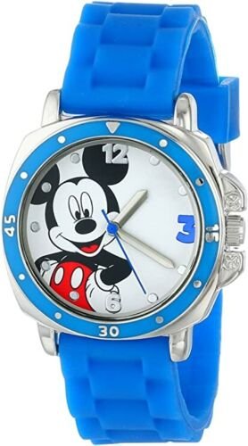 Model: Kids Disney Mickey Mouse Watch with Blue Silicon Band