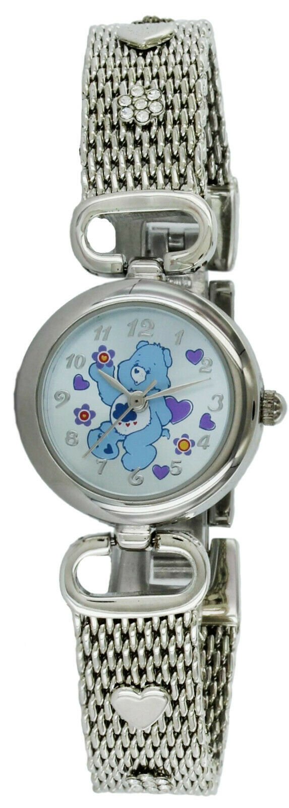 Model: Rare CARE BEARS Collectible Silver Tone Ladies Watch