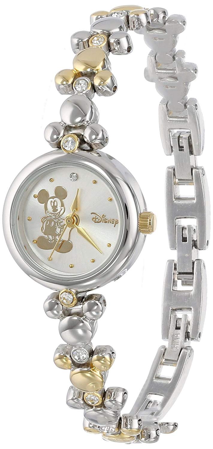 Model: Women's Disney Mickey Mouse Watch with Two-Tone Link Bracelet