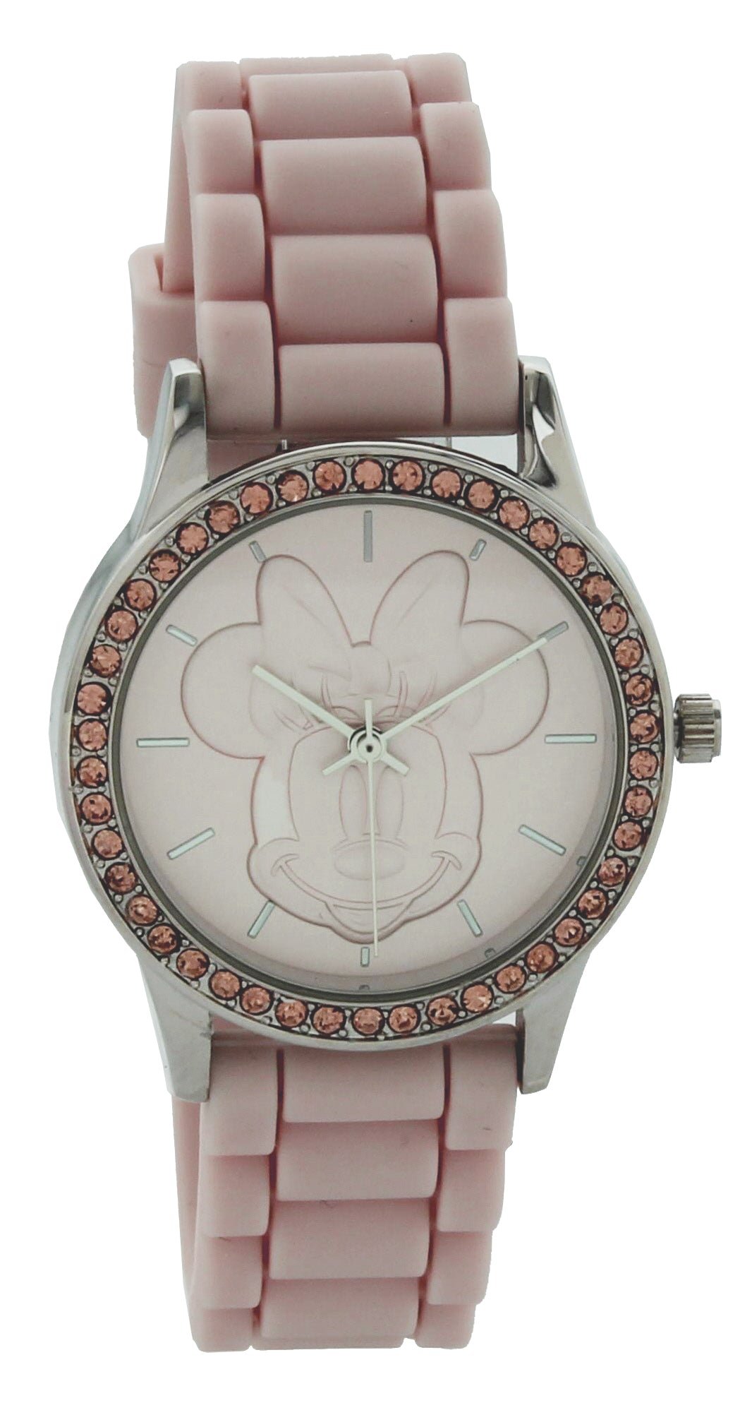 Model: Women's Disney Minnie Mouse Watch with Pink Dial and Strap