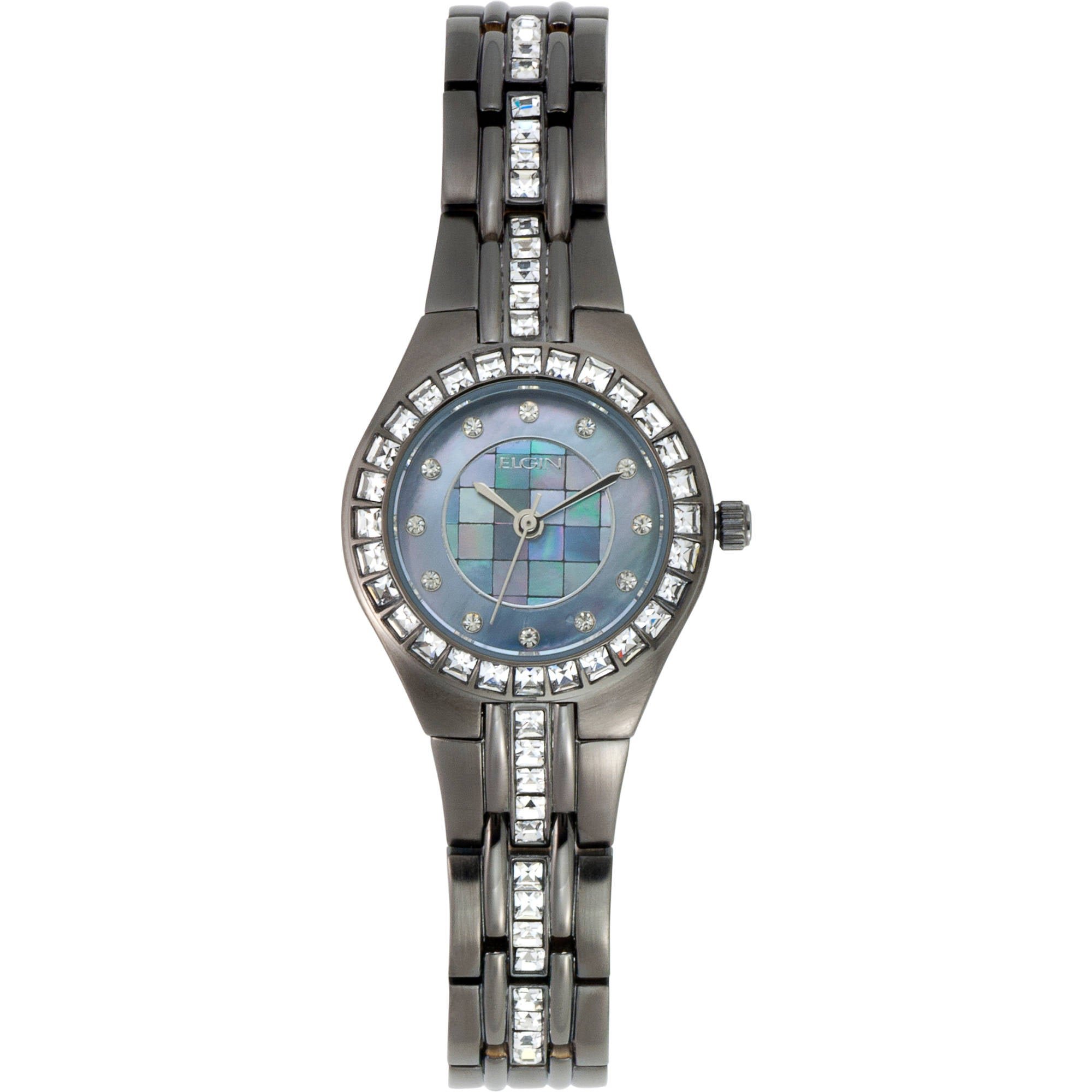 Model: Women's Elgin Dress MOP Mosaic Black  Dial Watch EG7056